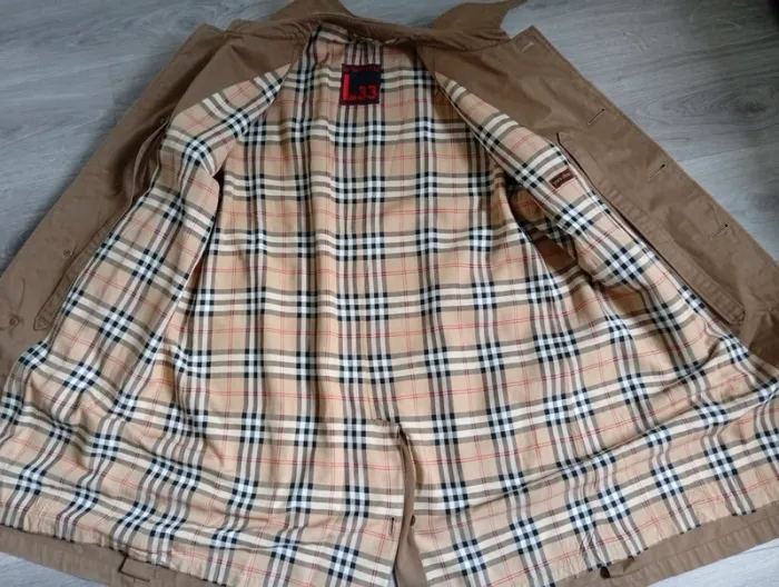 Trench imperméable long Camel - photo numéro 7