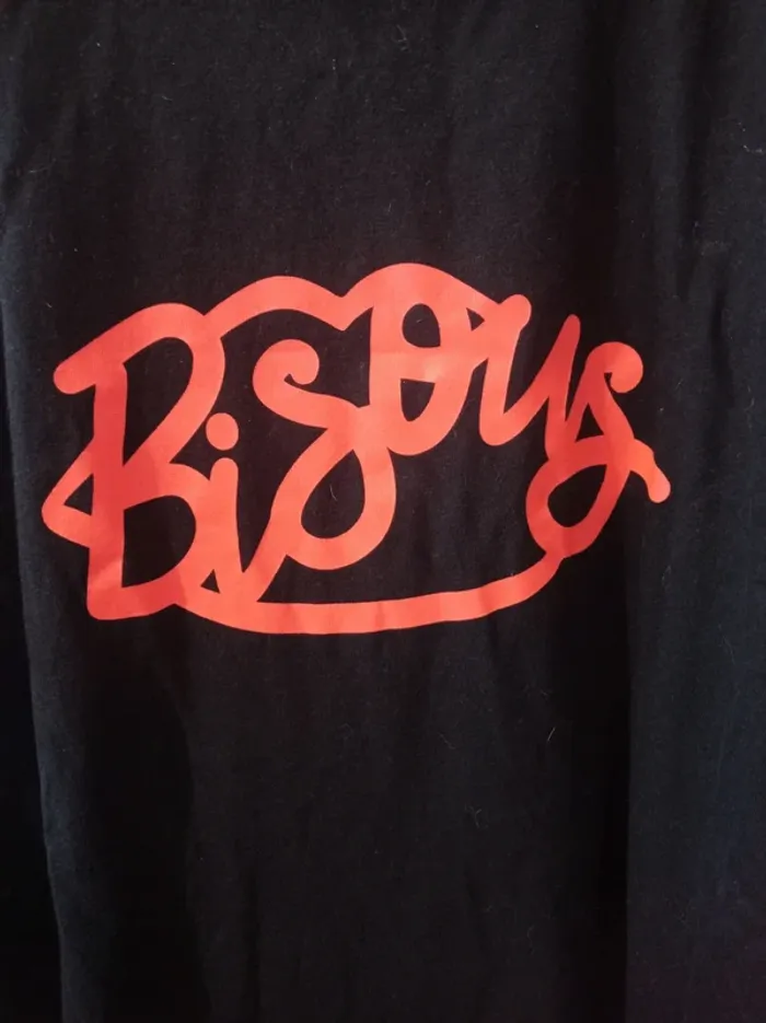 T-shirt manche courte noir avec motif - photo numéro 2