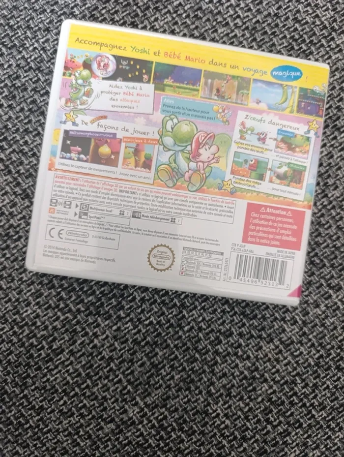 Yoshi island jeu nintendo 3 ds - photo numéro 2