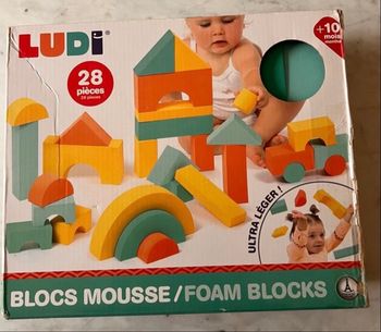 28. blocs de construction en mousse ludi 