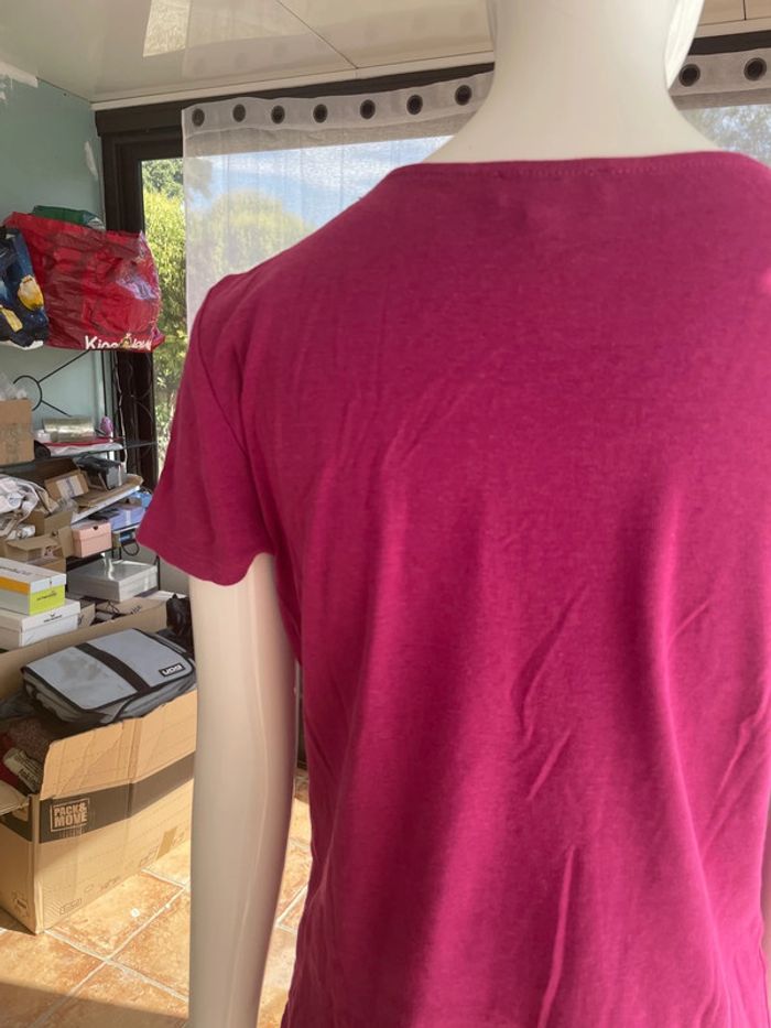 T-shirt mauve - photo numéro 7