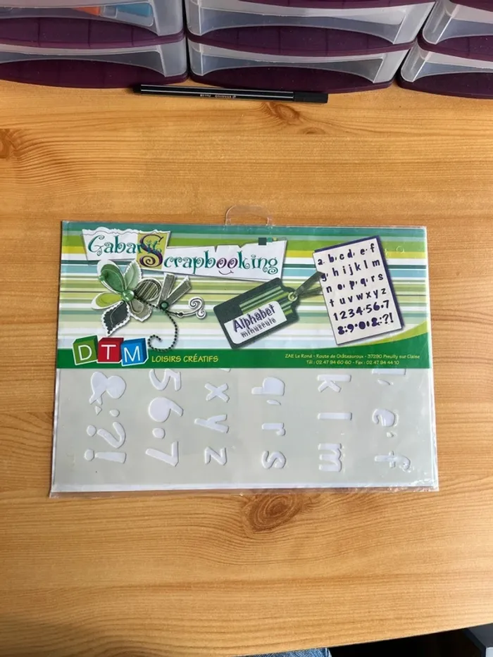 Gabarit alphabet