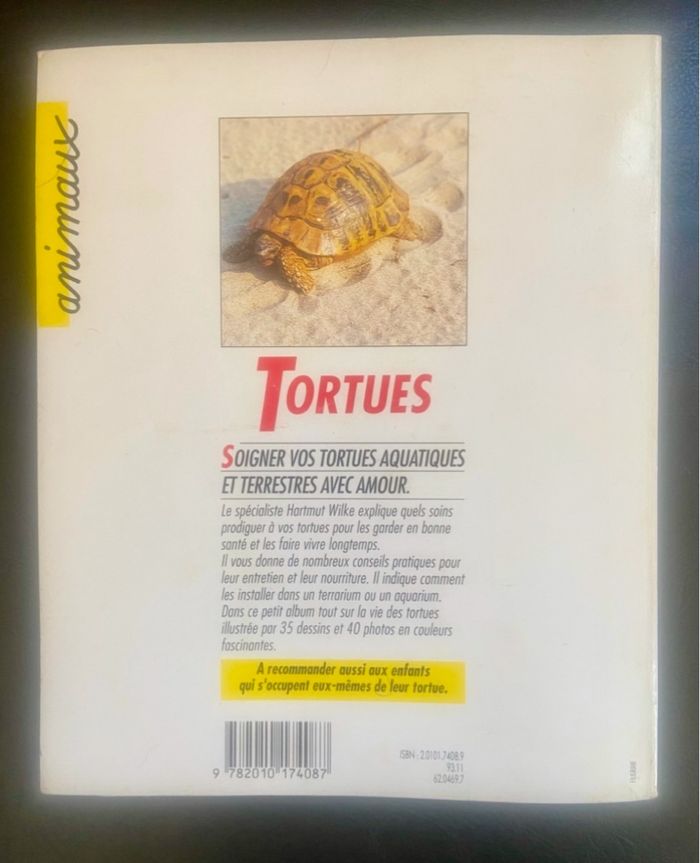 Livre vintage »Les Tortues »de Hartmut Wilke - photo numéro 6