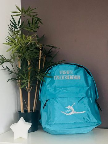 Sac à dos gym turquoise