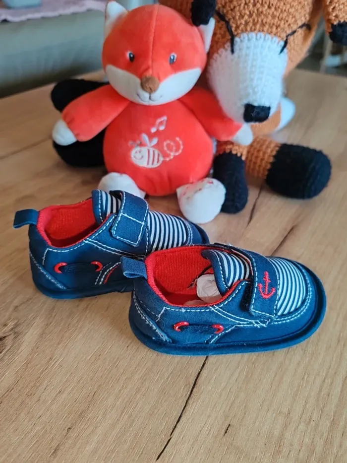 Chaussures garçon neuves freemouss 17 bleu et rouge - photo numéro 10