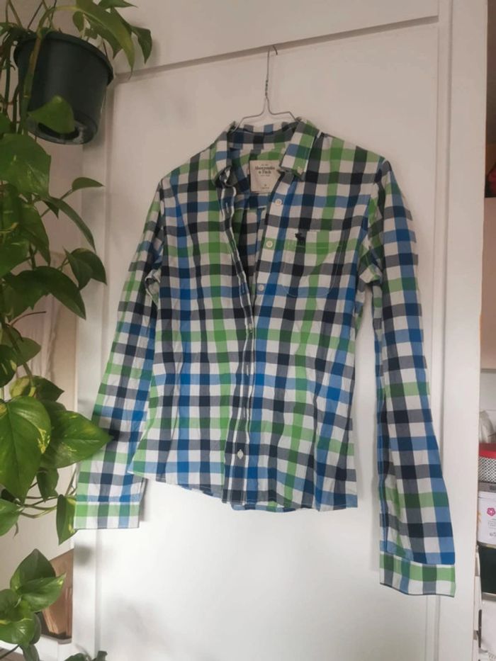 Chemise à carreaux Abercrombie & Fitch