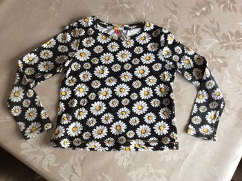 Tee shirt Orchestra fleurs marguerites 4 ans