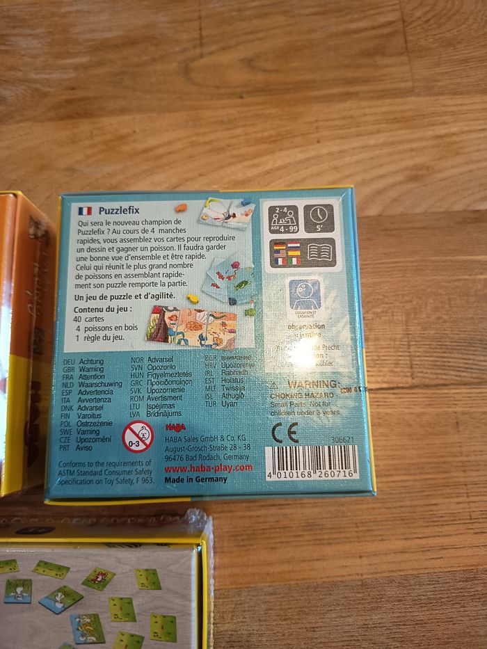 Lot 3 jeux de société haba neuf jamais déballé - photo numéro 4