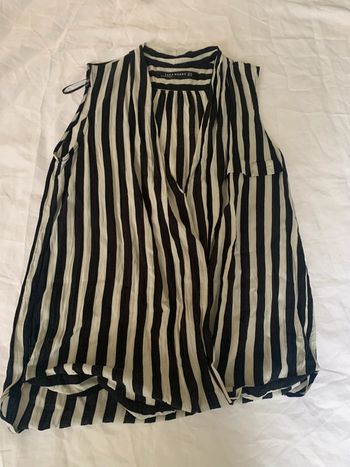 Chemisier manches courtes Zara taille XS