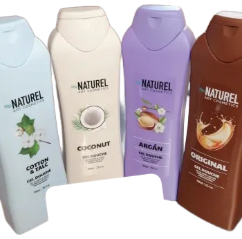 Lot de 4 Gels douche naturel art cosmetics - Senteurs envoûtantes