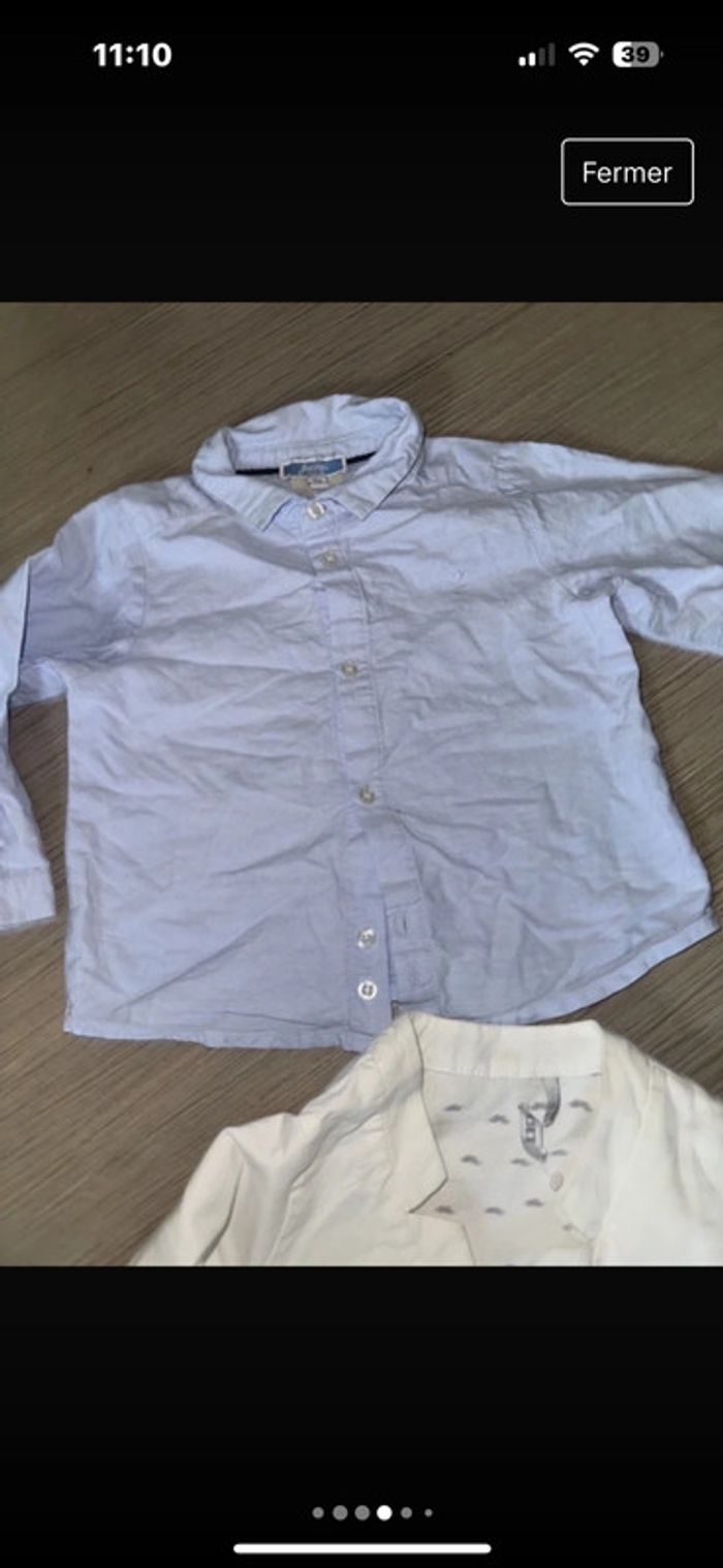 Blazer ikks et chemise jacadi 18 mois - photo numéro 2