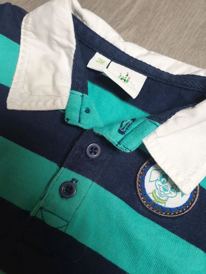 Maillot t-shirt polo 3mois - photo numéro 2