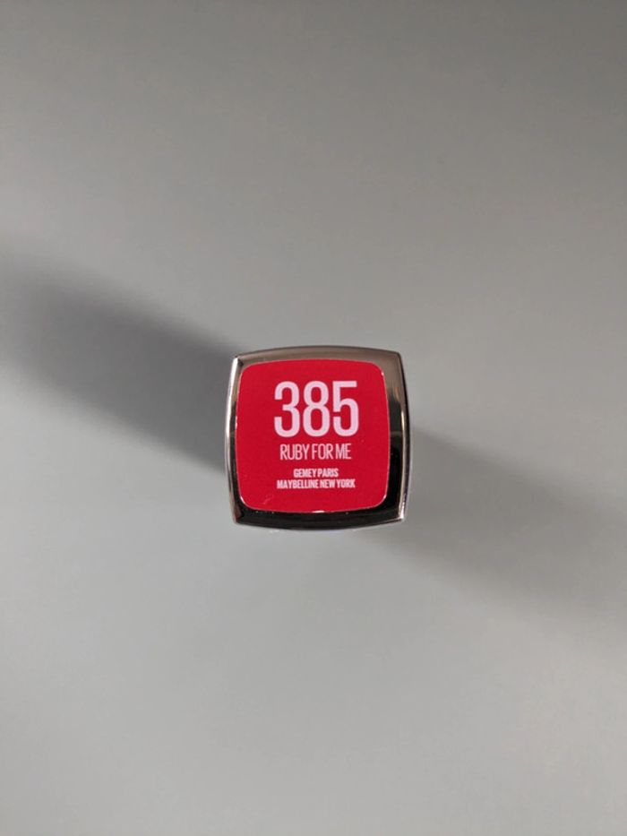 Rouge à lèvre ruby 385 Maybelline - photo numéro 3