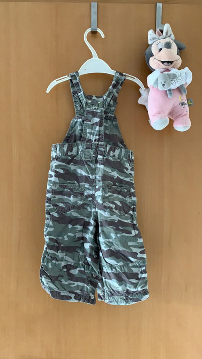 Salopette impression militaire taille 9 mois - photo numéro 4