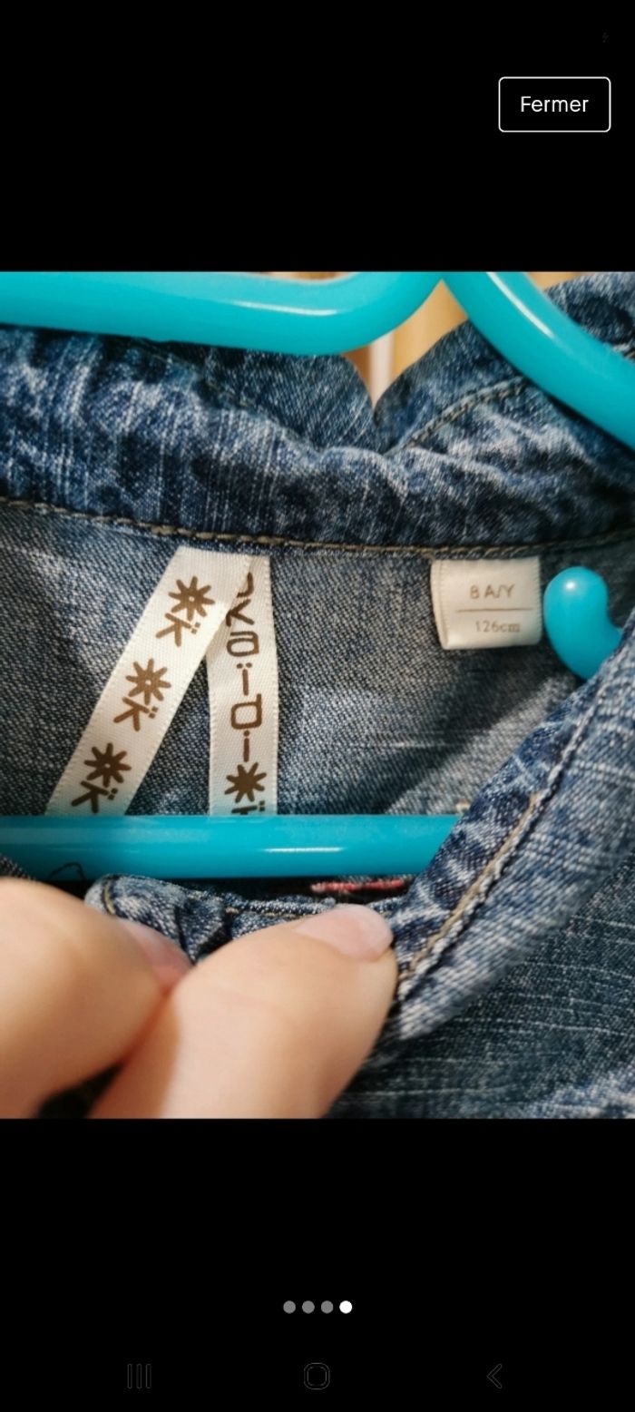 Robe jeans Okaïdi 8 ans - photo numéro 4