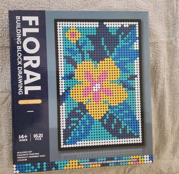 Set de Construction Pixel Art Floral - 1621 pièces