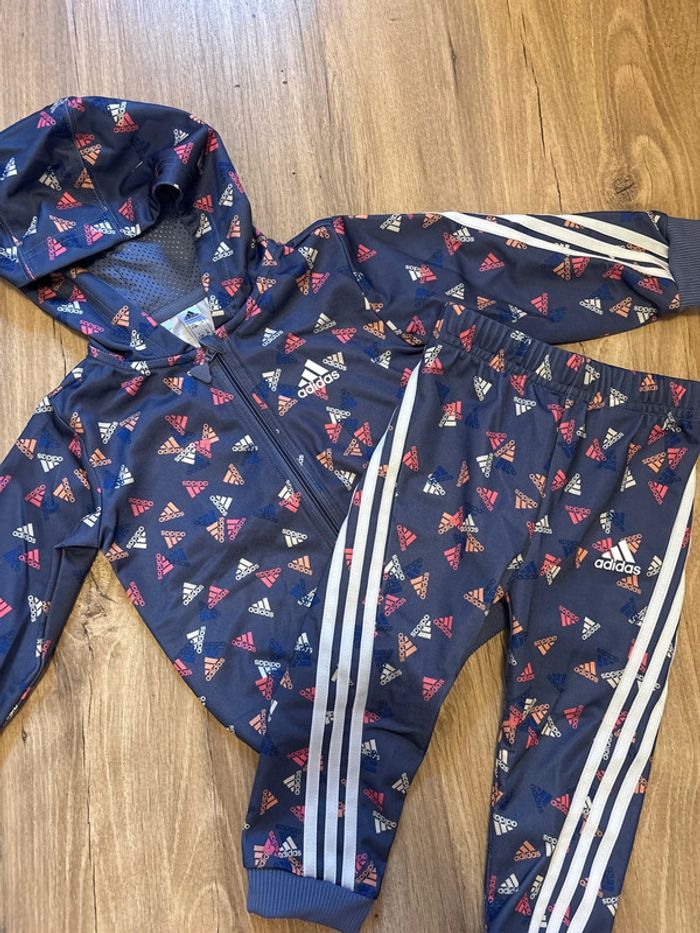 Ensemble Adidas Futur Icons Shiny Graphic mixte 9-12mois