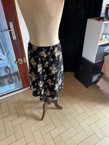 Jupe fleurie grande taille