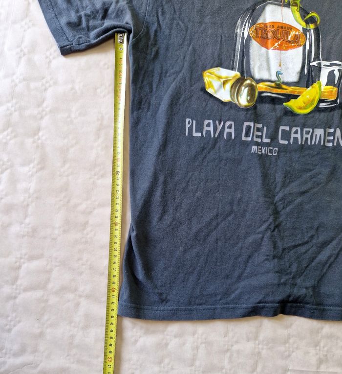 Tee-shirt homme vintage  , motif tequila  , playa del carmen , Mexico , taille M - photo numéro 7