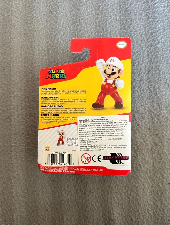 Figurine Super Mario de Feu Neuf - photo numéro 2