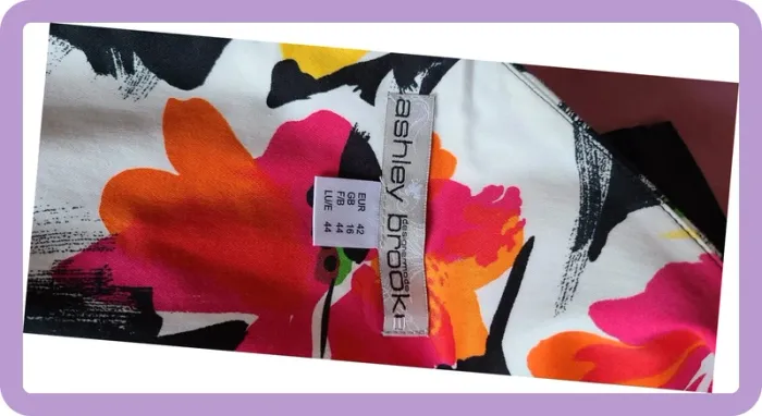 Robe en coton fleurie taille 44 - photo numéro 5