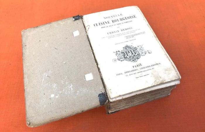 Urbain Dubois Nouvelle Cuisine Bourgeoise (cachet postal Etampes 5-10-1930) - photo numéro 2
