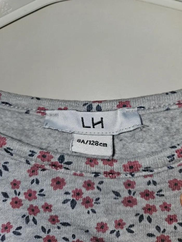 Robe sweat fleurie 8 ans - photo numéro 5