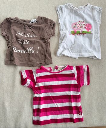 T-shirt fille 1 mois tape à l’œil 