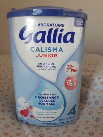 Lait gallia Calisma junior 4