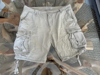 Short homme Kaporal beige poches