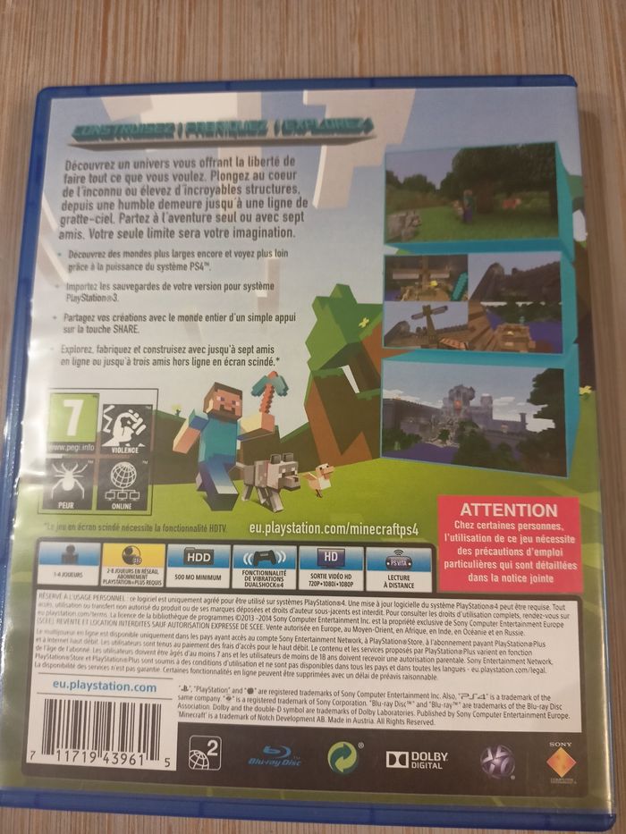 PS4 minecraft - photo numéro 2