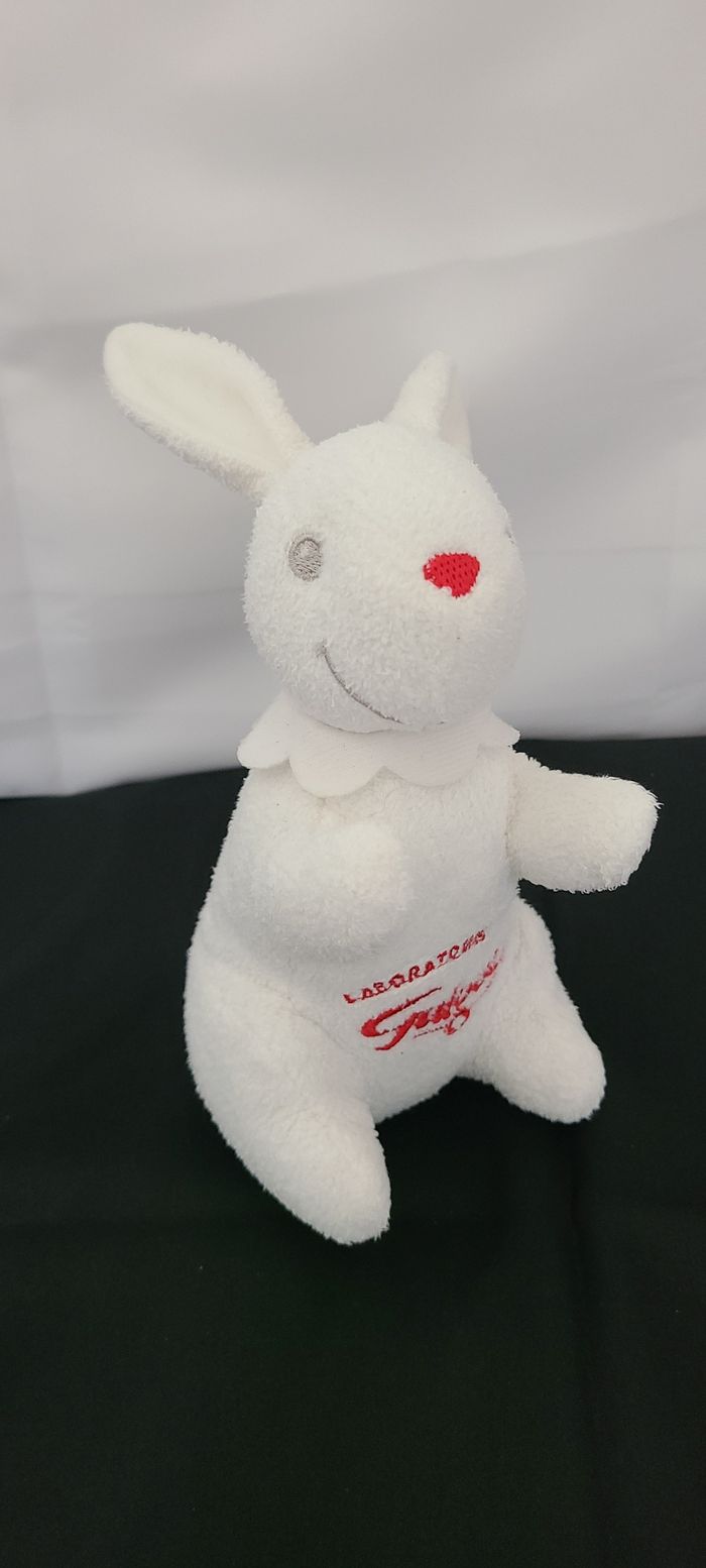 Doudou lapin blanc LABORATOIRE GUIGOZ - photo numéro 2