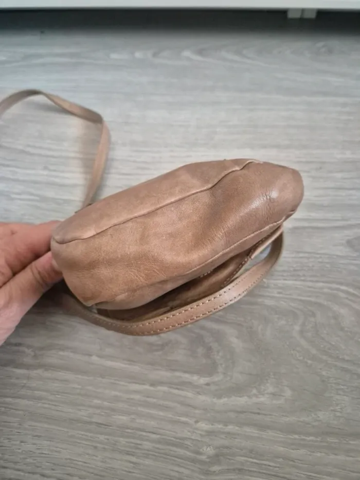 Petit sac bandoulière en cuir Nonna - photo numéro 7