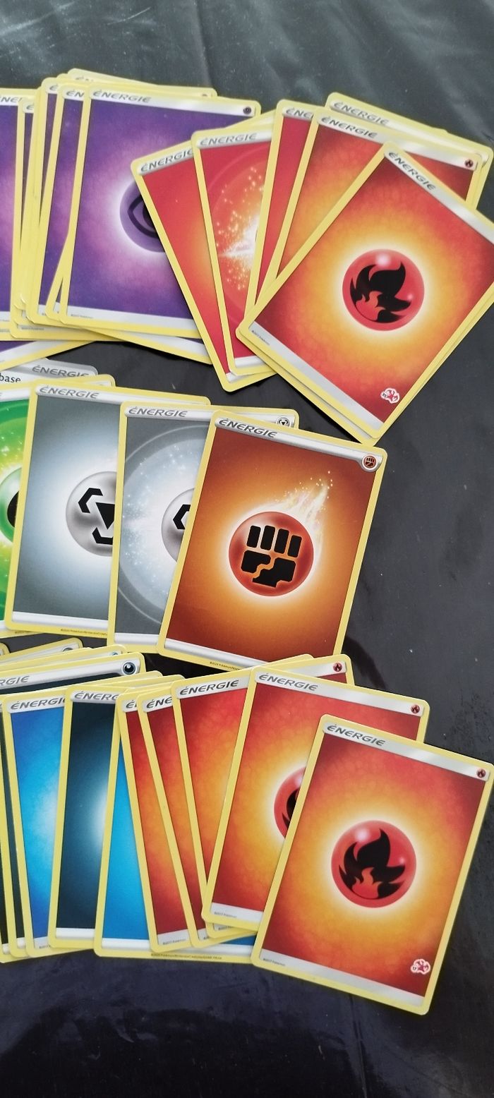 Lot cartes énergies Pokémon - photo numéro 2
