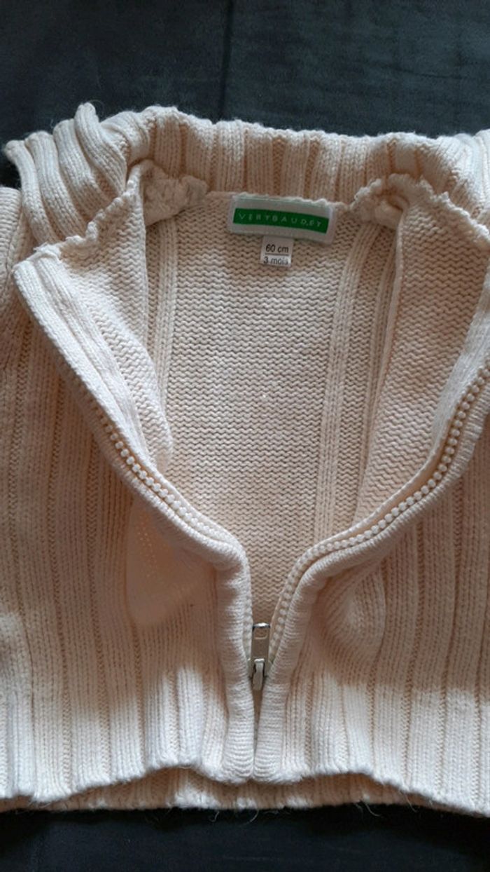 Gilet bébé mixte 3 mois - photo numéro 3