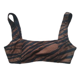 Brassière zébrée marron noir | Accessorize | Taille 38