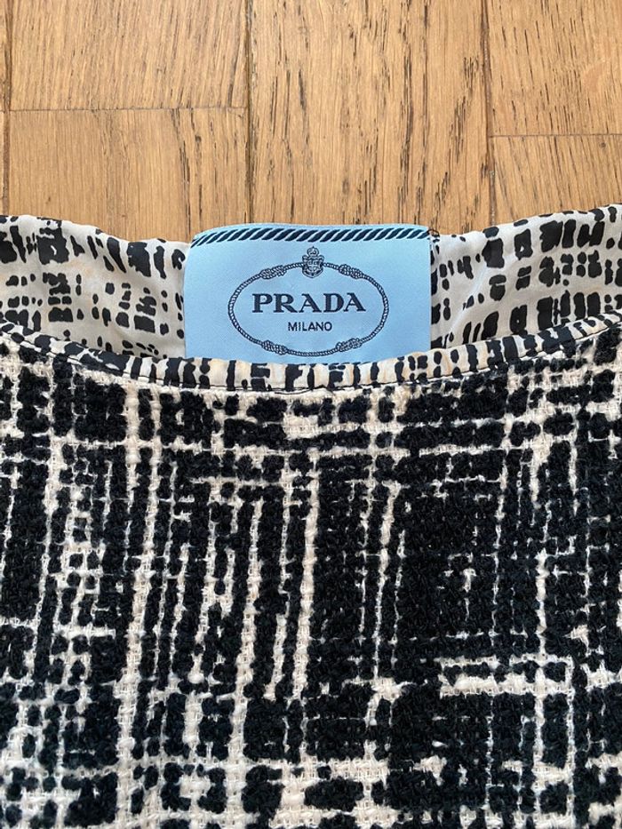 Robe sans manches en coton et lin Prada taille 38 IT (34 FR) - photo numéro 3