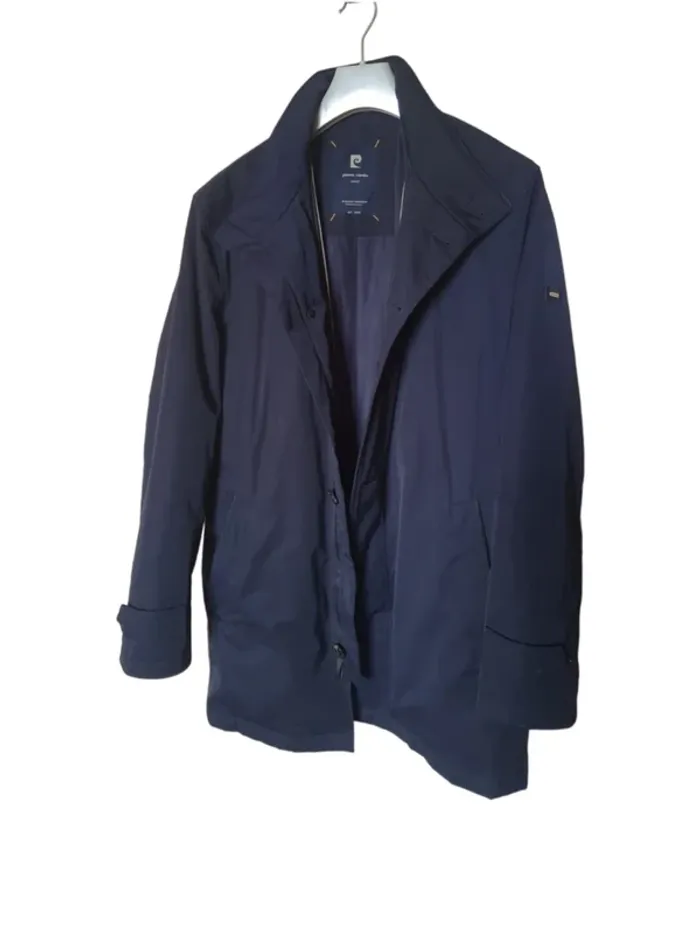 Imperméable bleu marine vintage Pierre Cardin taille 54 EU (2XL) - photo numéro 2