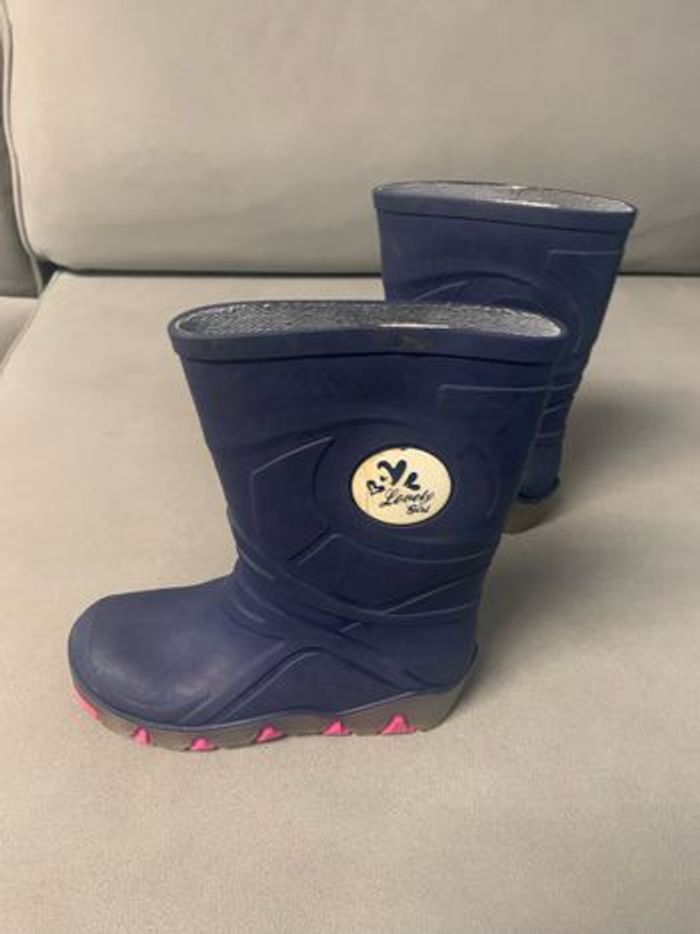 Bottes de pluie fille taille 28 - photo numéro 3