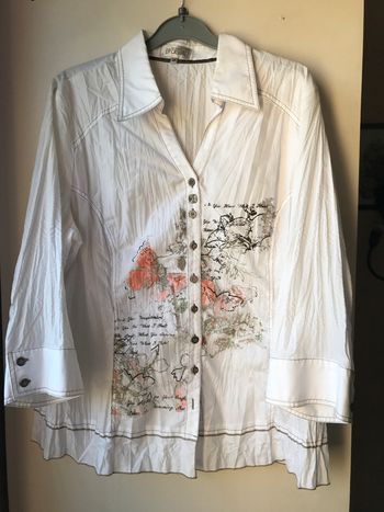 chemise froisée Gémo