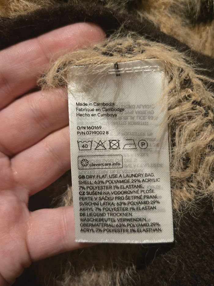 Pull duveteux léopard T.S >44 H&M neuf - photo numéro 6