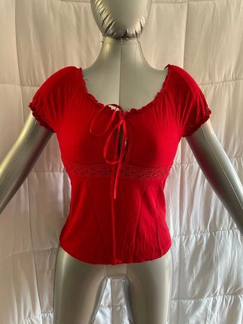 autre haut et t-shirt sans marque rouge taille 38
