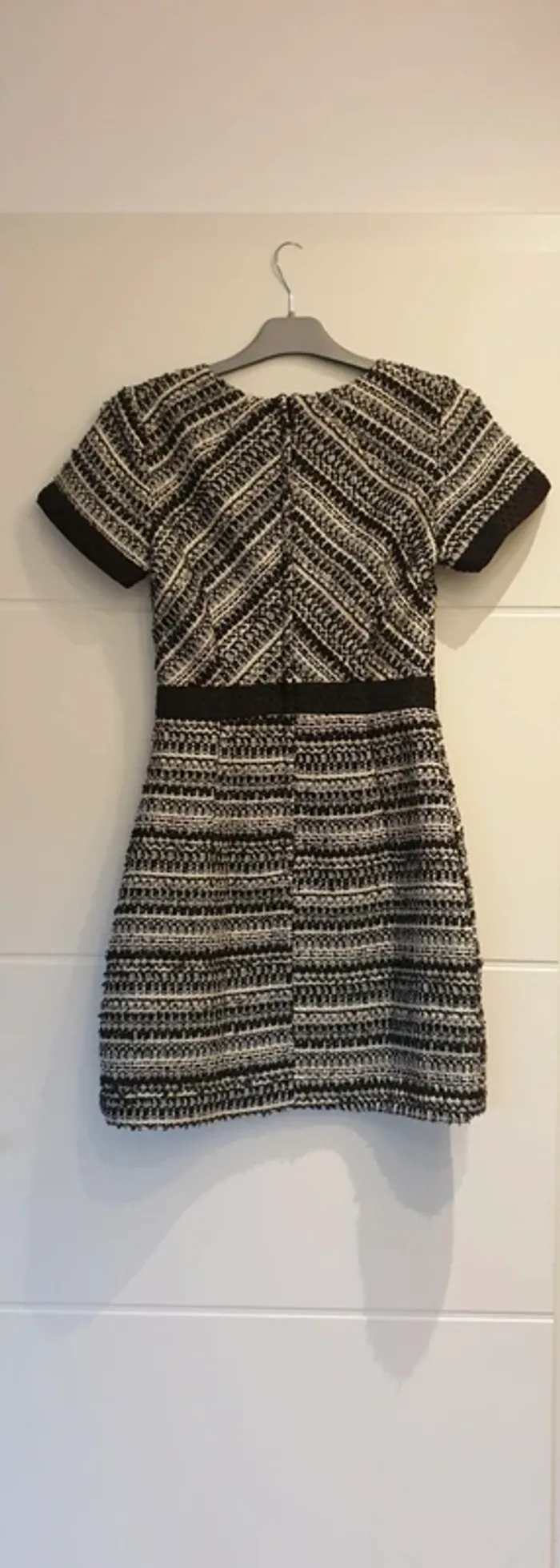 Robe chic tweed, taille 34, H&M - photo numéro 3