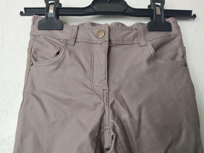 Pantalon beige typé Jean huilé - photo numéro 2