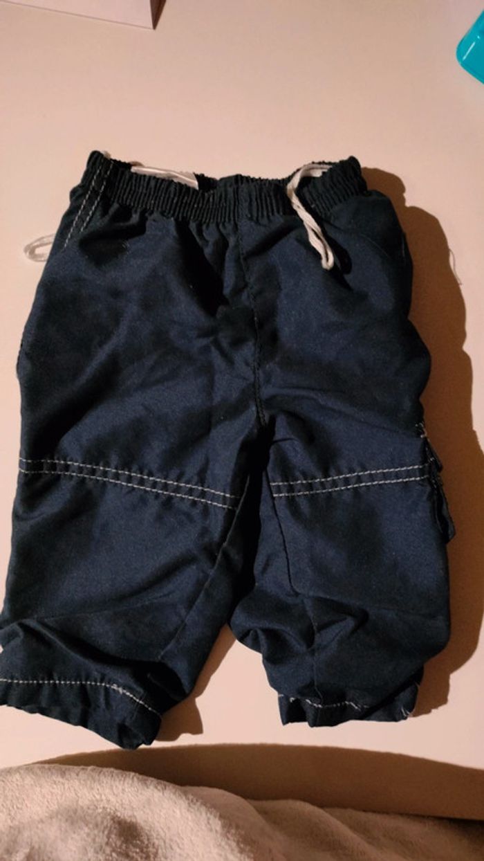 Lot 4 pantalons doublés jersey garçon 6 mois - photo numéro 4