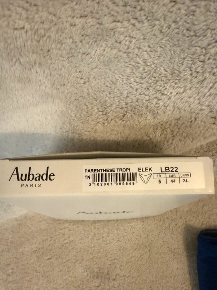 Aubade - Culotte Parenthèse Tropicale, Bleu - Taille 5 - photo numéro 7