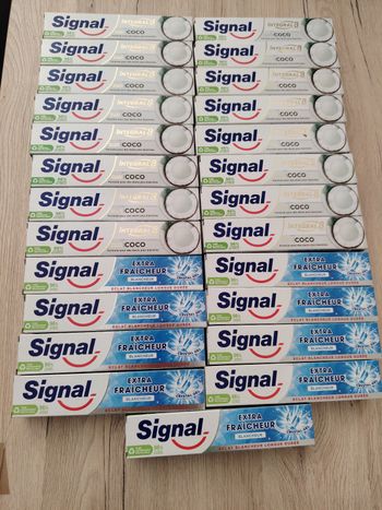 Dentifrice signal