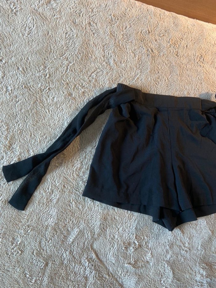 Short noir noeud coquette - photo numéro 5