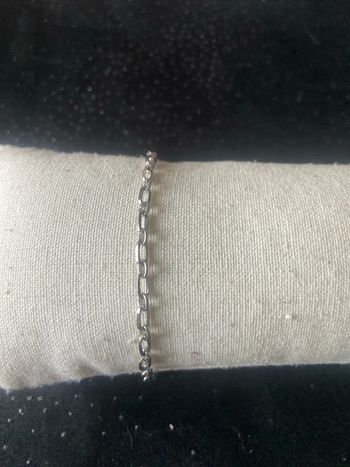 chaîne bohème argentée inoxydable