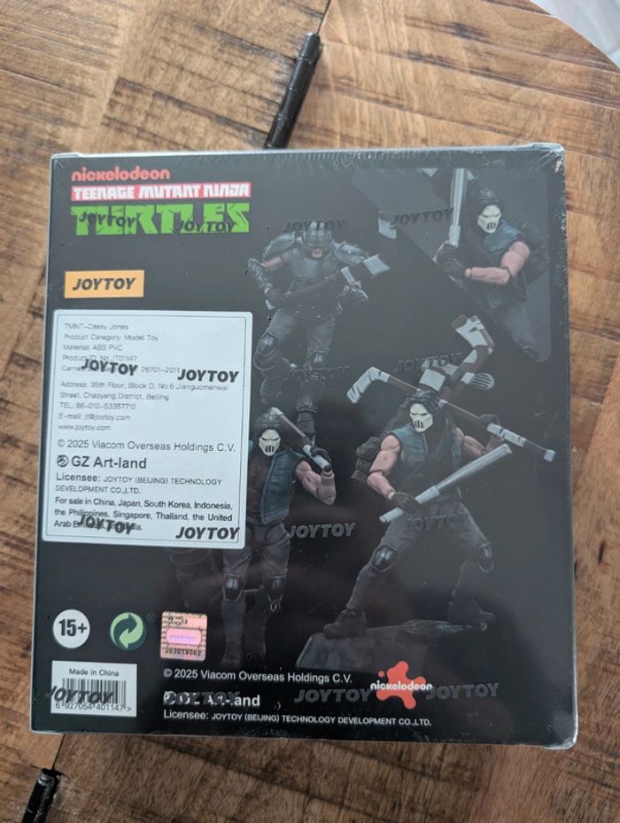 JoyToy Teenage Mutant Ninja Turtles Casey Jones Action Figurine neuf scellé - photo numéro 2